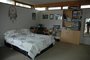 Bedroom before staging